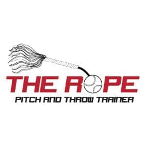 THE ROPEベースボール投げトレーニングツールのロゴデザイン.
